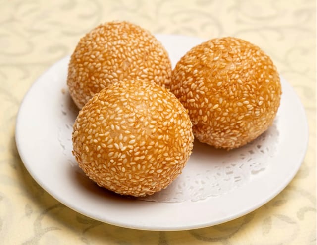 芝麻球 L - [Sesame Ball with Lotus].